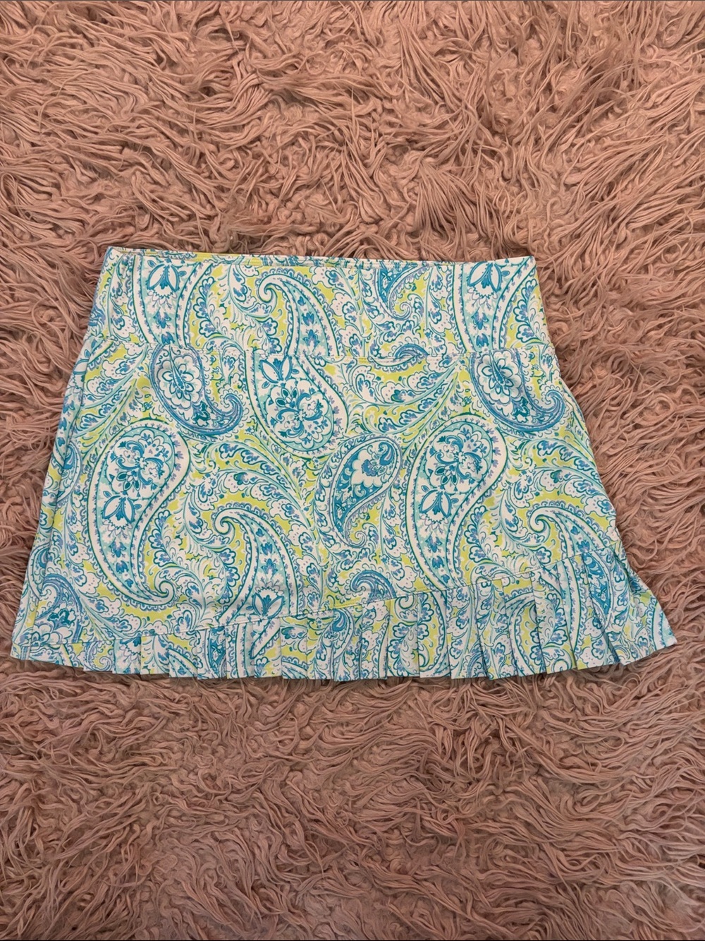 Sigrid Olsen Golf & Tennis Paisley Pleated Hem Skorts